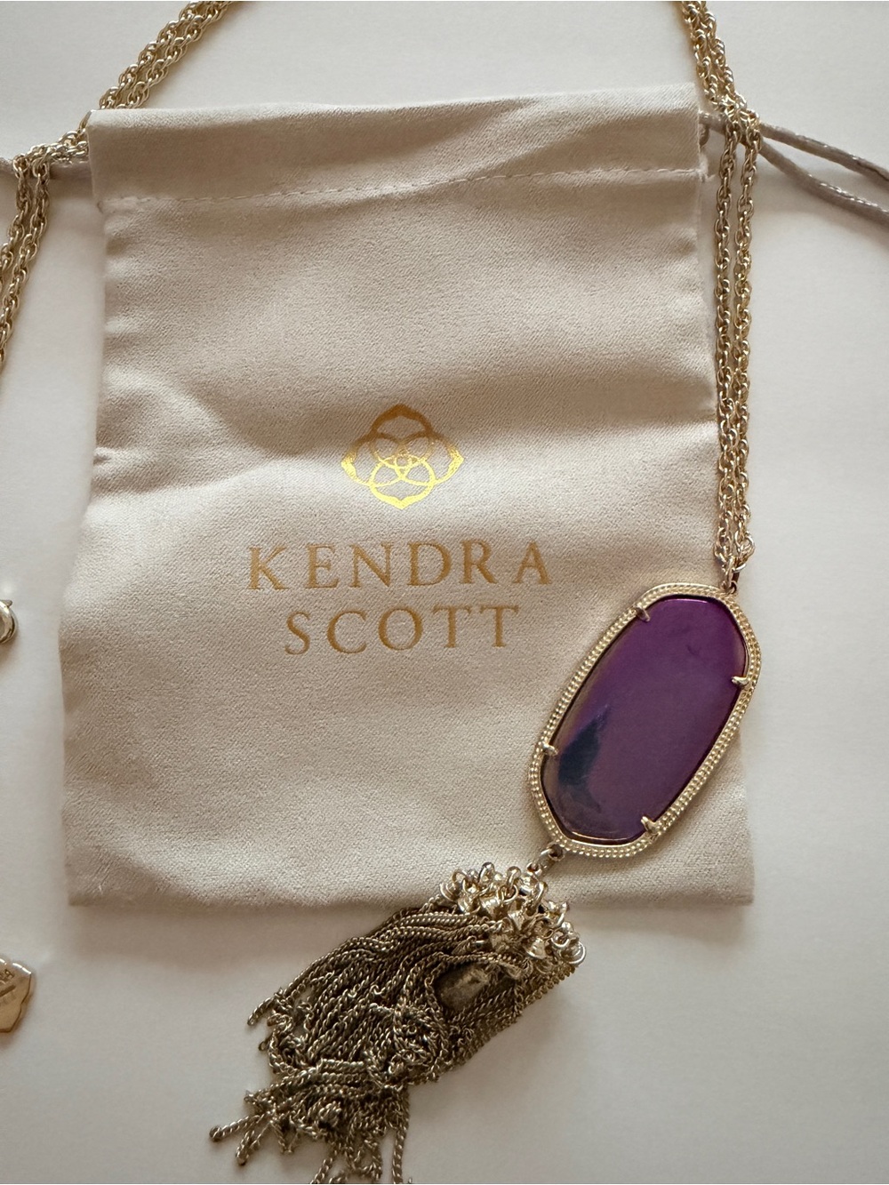 Kendra Scott Iridescent Rayne Pendant Necklace